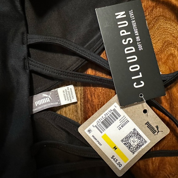 NWT~🦖SOLD!🦖Puma Cloudspun Bralette size M sports bra - Picture 8 of 12